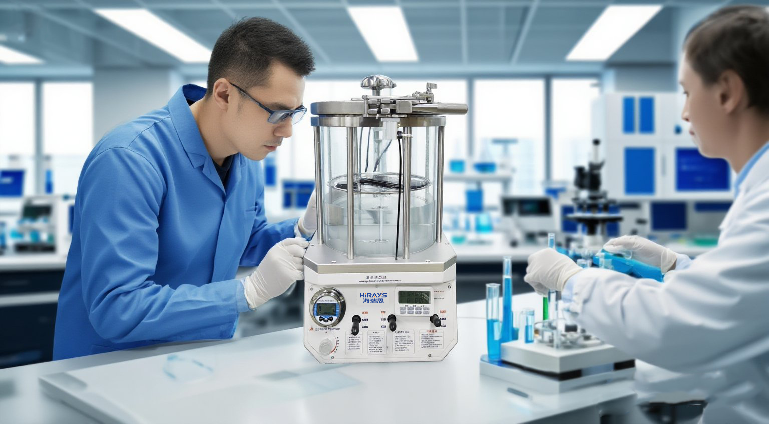 海瑞思充电枪插头一站式密封检测方案